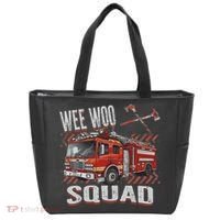 Fire Truck Firefighters Lovers Wee Woo Squad Tote Bag thumb 0