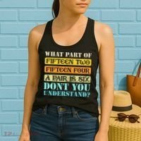 Fifteen Two Fifteen Four A Pair is Six Funny Cribbage Game Women's Tank Top thumb 2