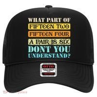 Fifteen Two Fifteen Four A Pair is Six Funny Cribbage Game Hat thumb 0