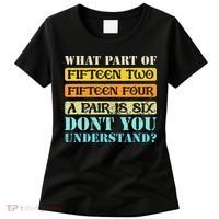 Fifteen Two Fifteen Four A Pair is Six Funny Cribbage Game Women's T-Shirt thumb 0
