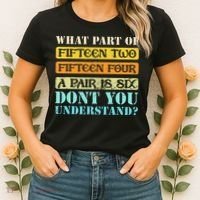 Fifteen Two Fifteen Four A Pair is Six Funny Cribbage Game Women's T-Shirt thumb 2