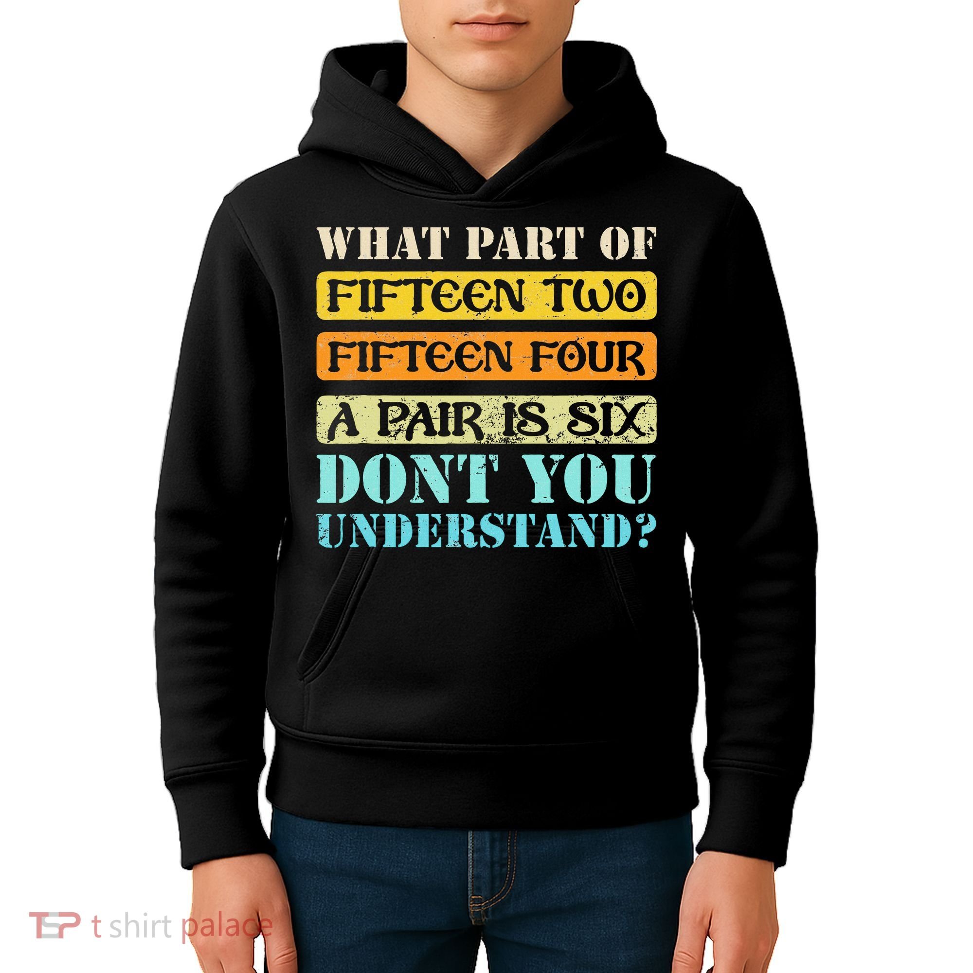 Fifteen Two Fifteen Four A Pair is Six Funny Cribbage Game Kids Hoodie