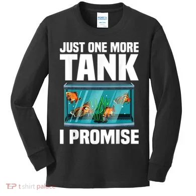 Fish Tank Fishkeeping Kids Long Sleeve Shirt