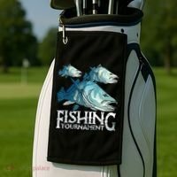 Fishing Tournament Golf Towel thumb 2