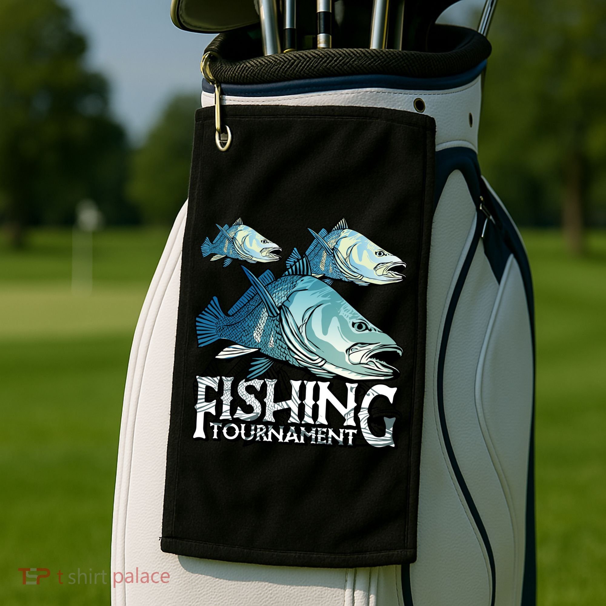 Fishing Tournament Golf Towel