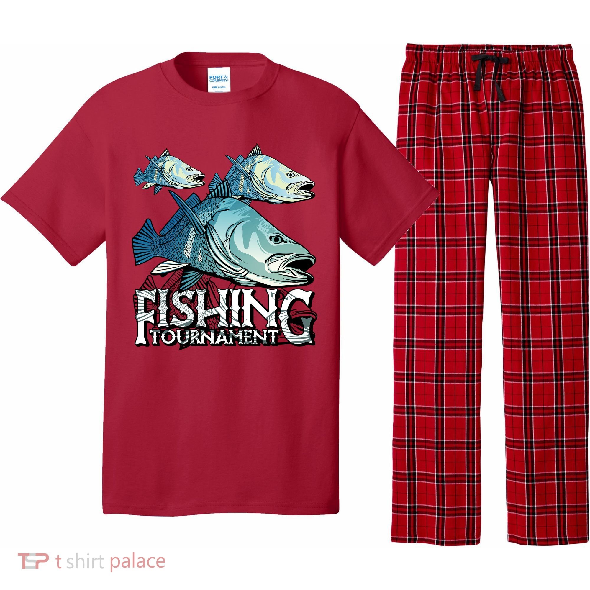 Fishing Tournament Pajama Set