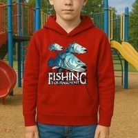 Fishing Tournament Kids Hoodie thumb 2