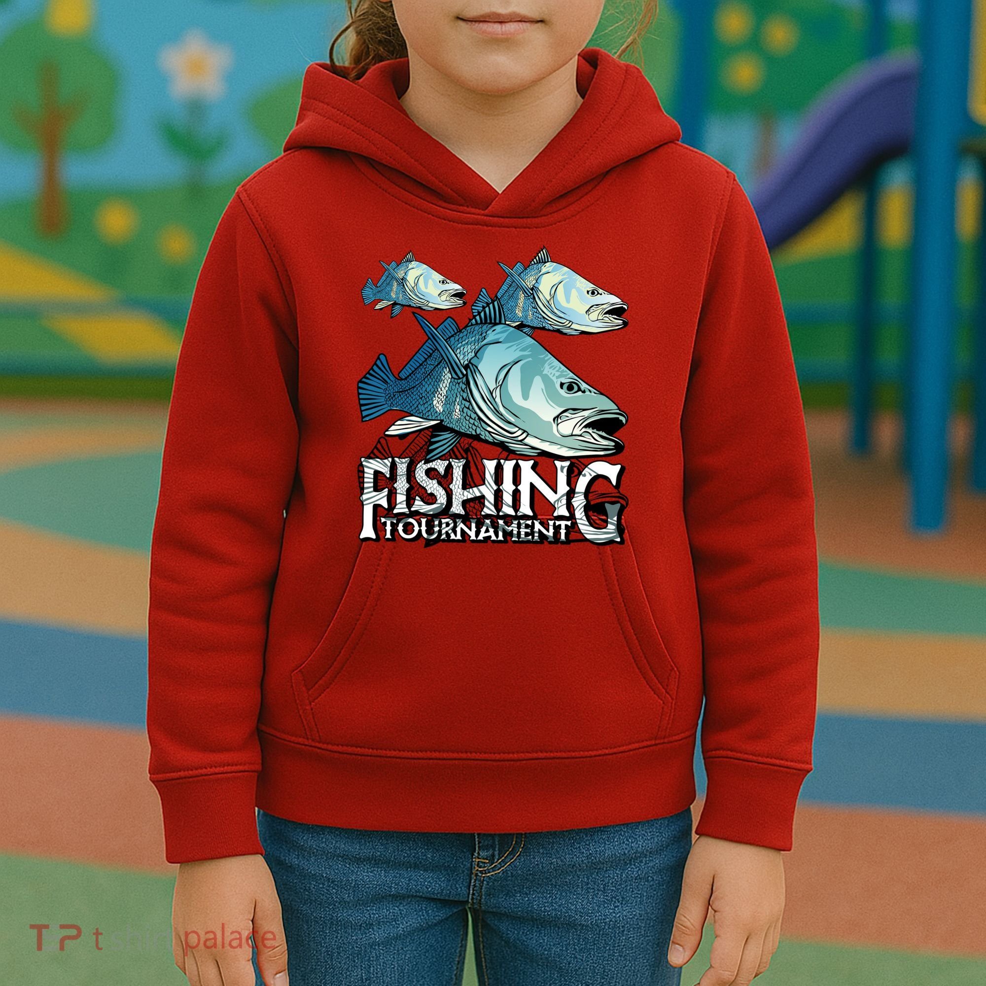 Fishing Tournament Kids Hoodie