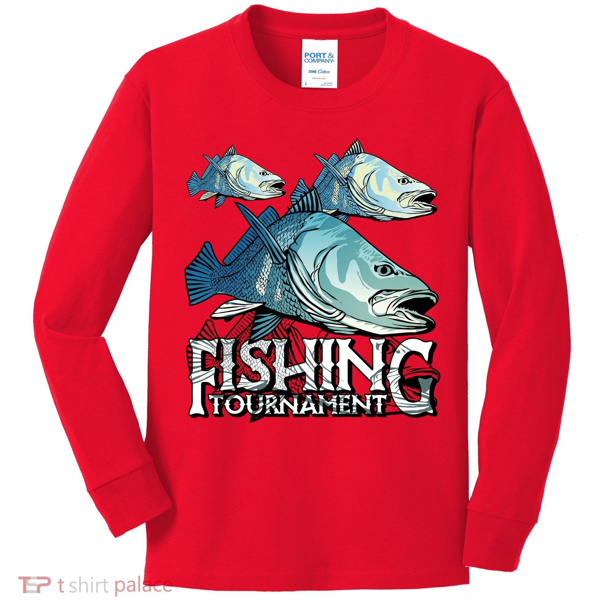 Fishing Tournament Kids Long Sleeve Shirt