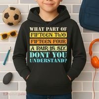 Fifteen Two Fifteen Four A Pair Is Six Funny Cribbage Game Kids Hoodie thumb 2