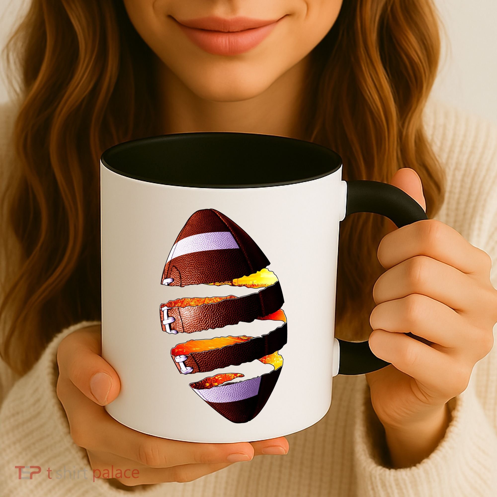 Football Tear Coffee Mug