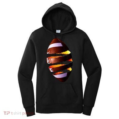 Football Tear Women's Hoodie