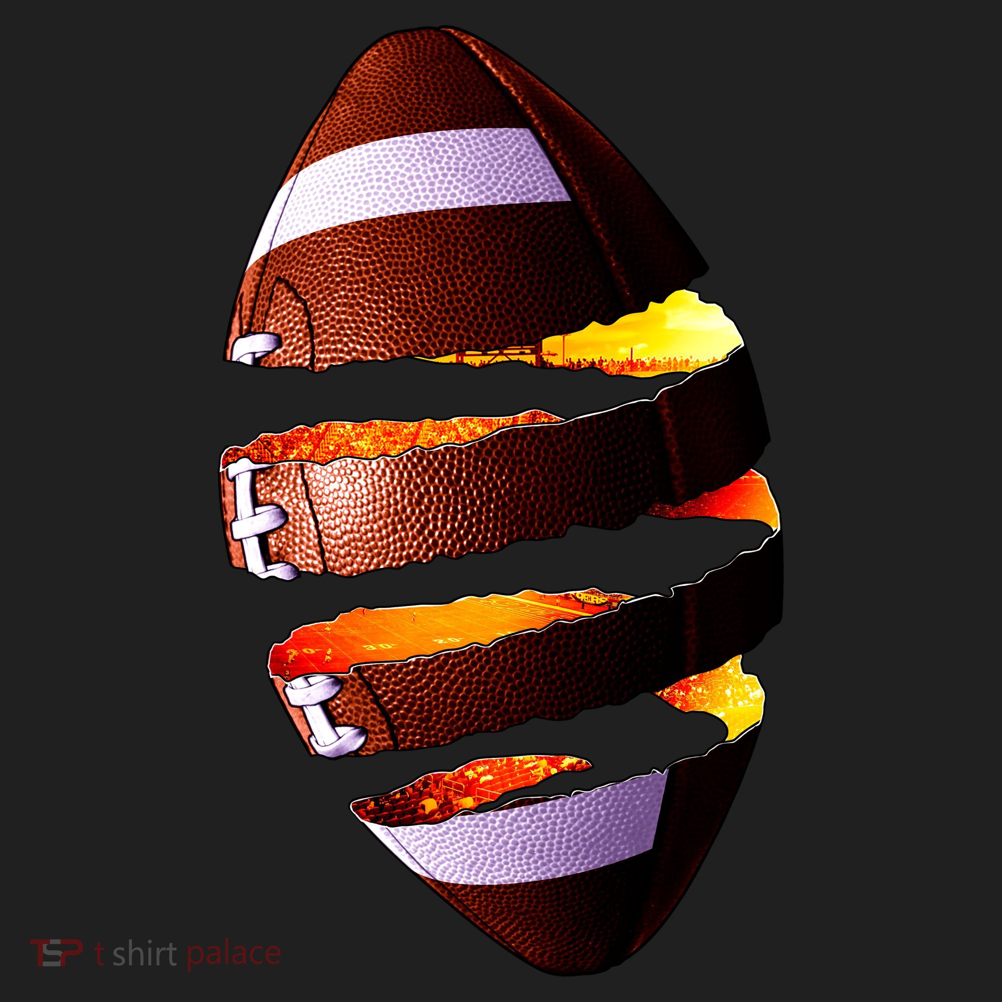 Football Tear Golf Towel