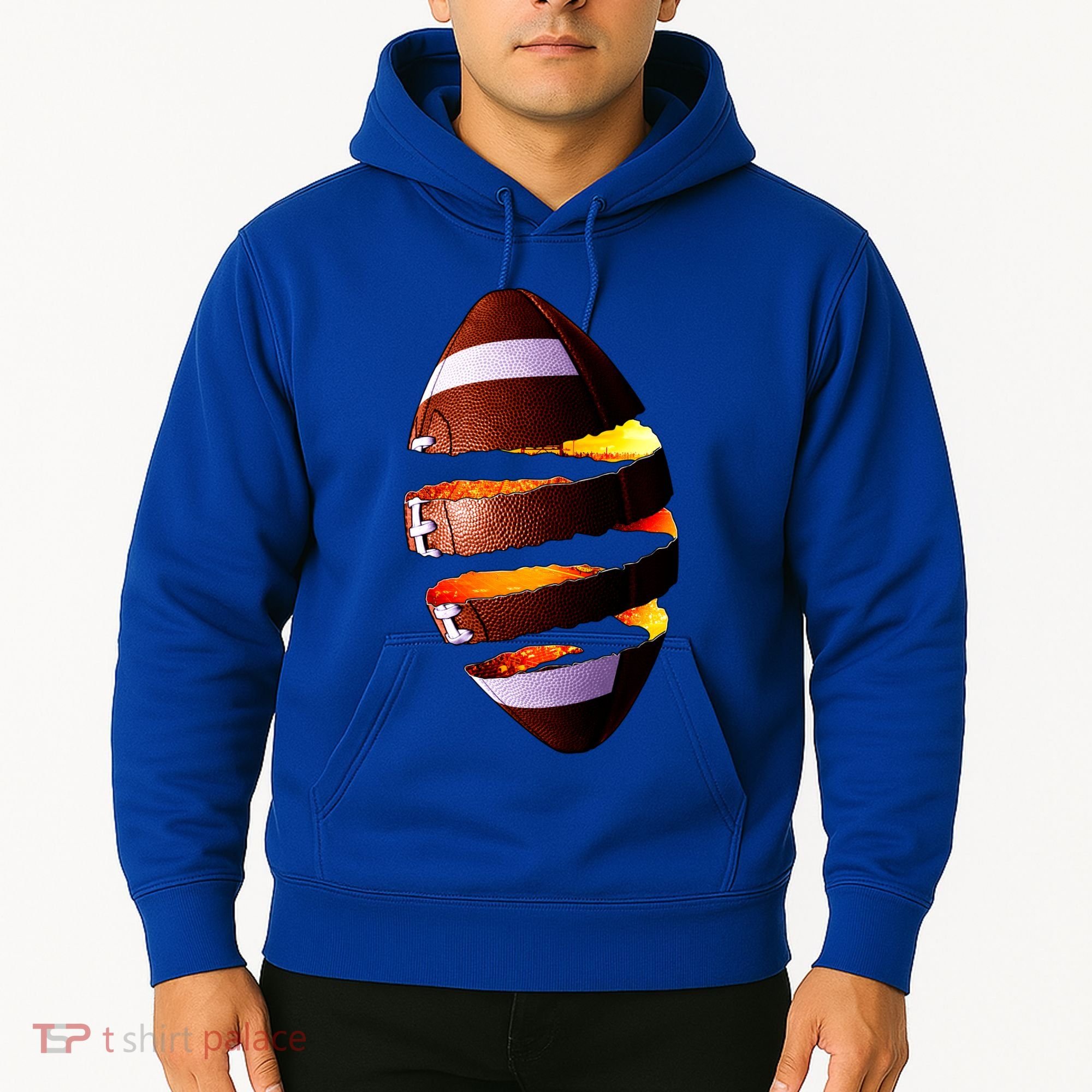 Football Tear Hoodie