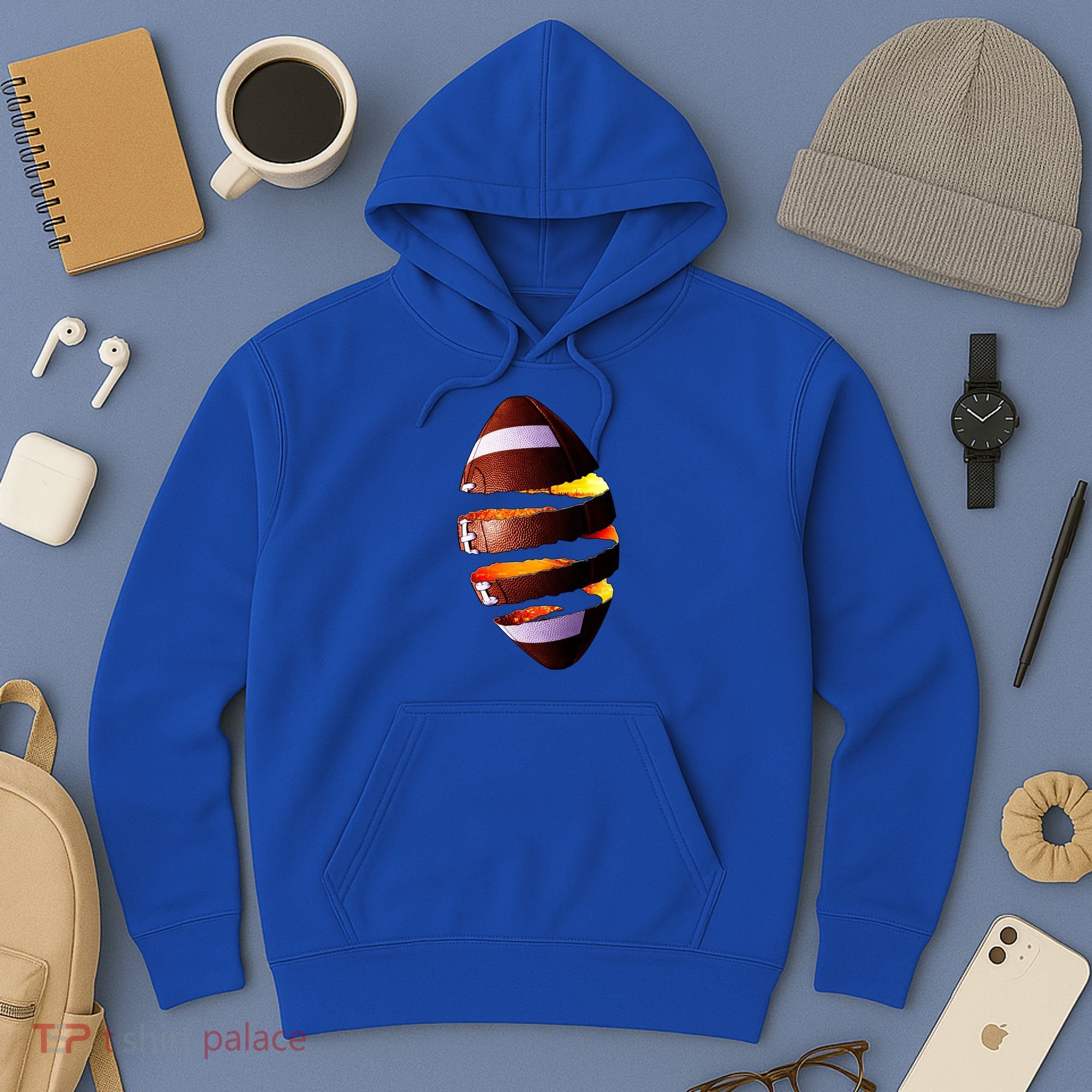 Football Tear Hoodie
