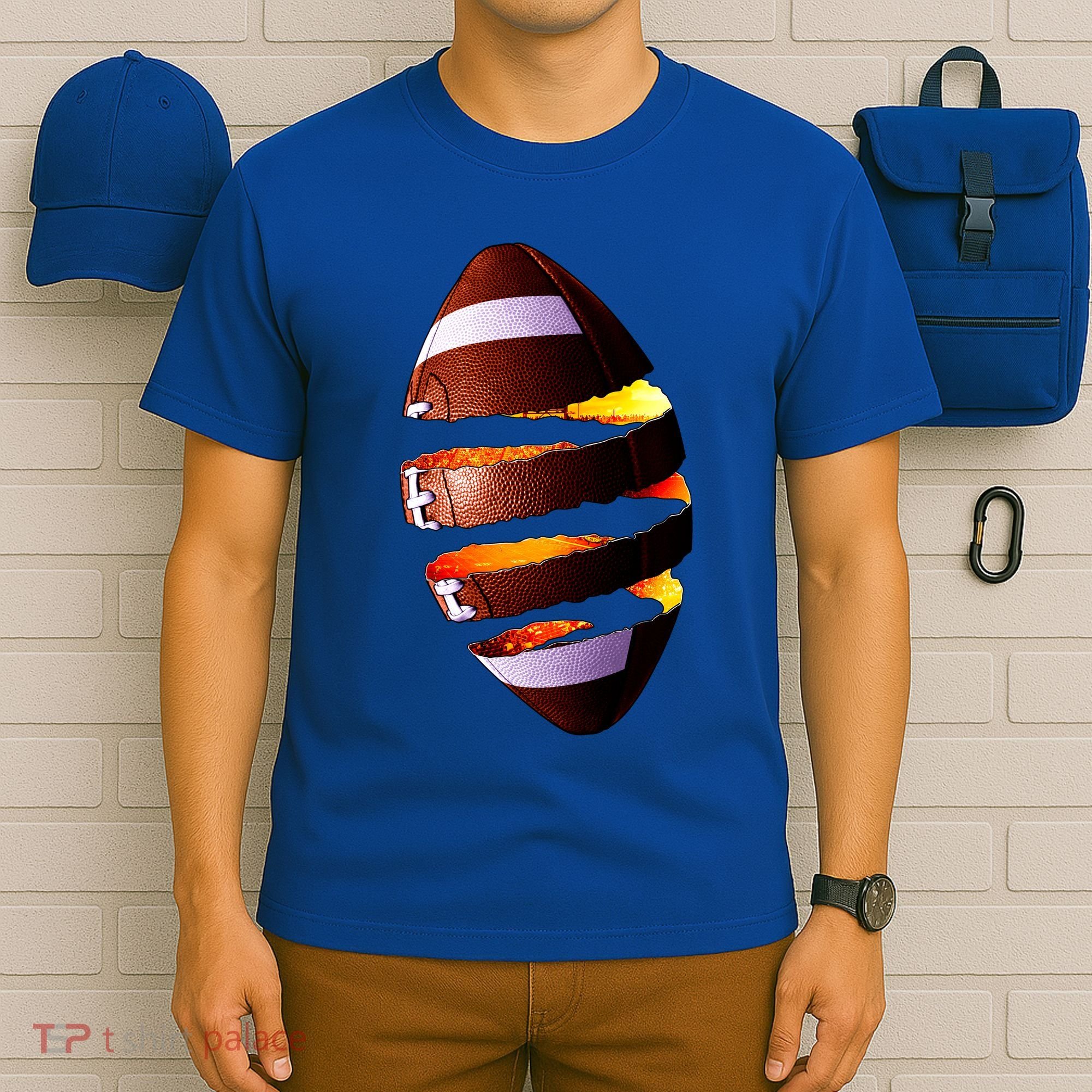 Football Tear T-Shirt