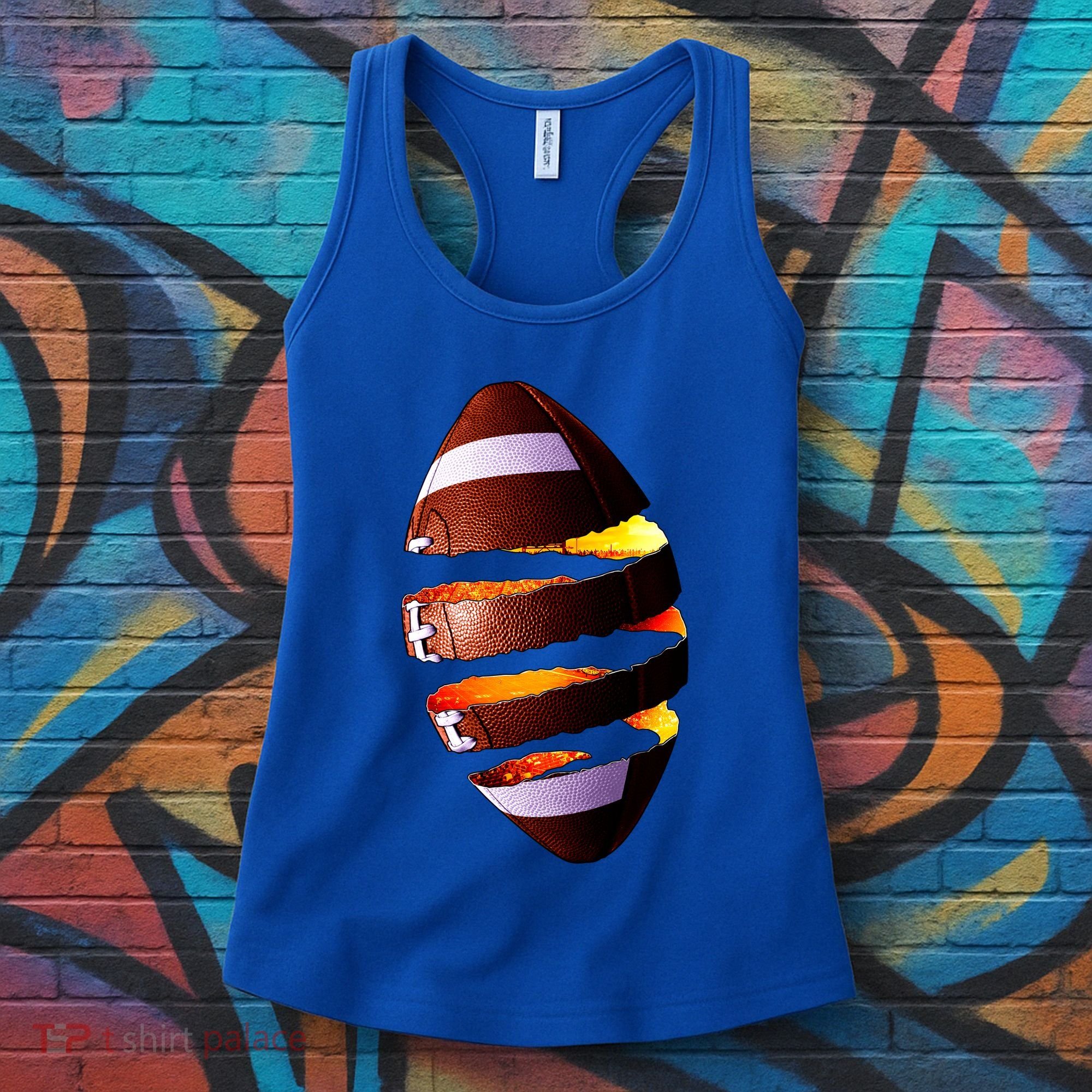 Football Tear Women's Tank Top