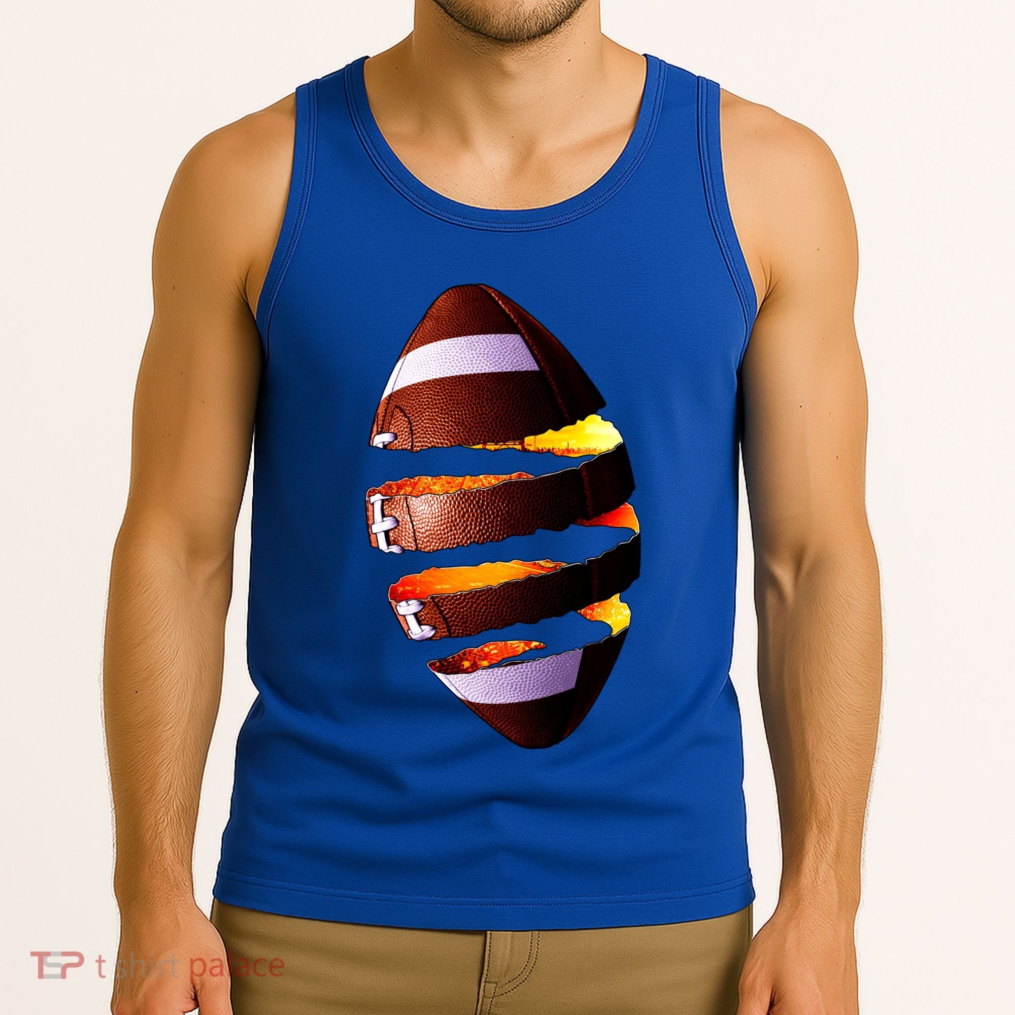 Football Tear Tank Top
