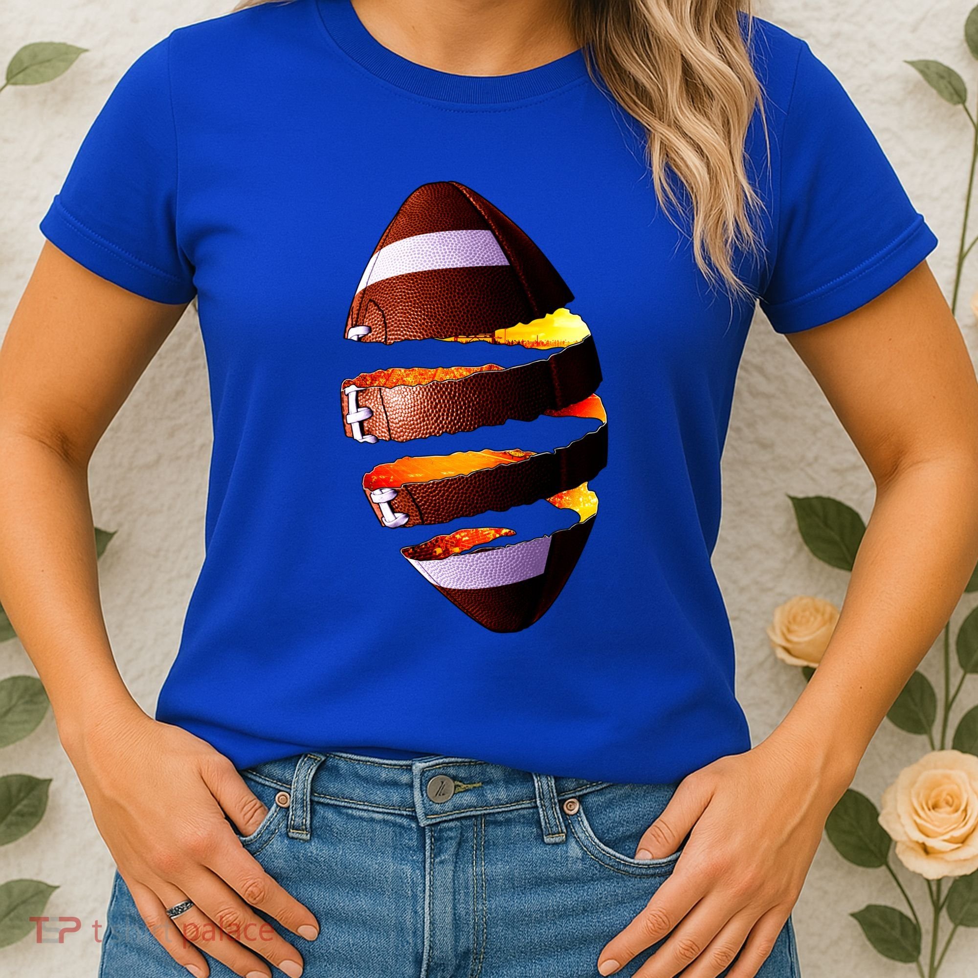 Football Tear Women's T-Shirt