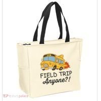 Field Trips Field Trip Anyone Teacher Field Day Tote Bag thumb 2