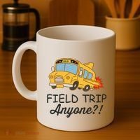 Field Trips Field Trip Anyone Teacher Field Day Coffee Mug thumb 4