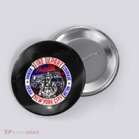 Firefighter Truck Gear Fire Department New York Firefighters Button thumb 0