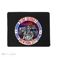 Firefighter Truck Gear Fire Department New York Firefighters Mousepad thumb 0