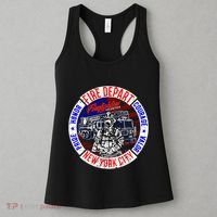 Firefighter Truck Gear Fire Department New York Firefighters Women's Tank Top thumb 3