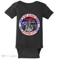Firefighter Truck Gear Fire Department New York Firefighters Baby Bodysuit thumb 0