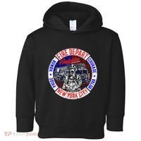 Firefighter Truck Gear Fire Department New York Firefighters Toddler Hoodie thumb 0