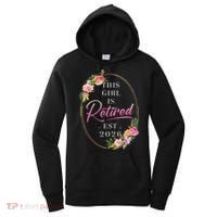 Floral This Girl Is Retired EST 2026  Women's Hoodie thumb 0