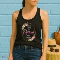Floral This Girl Is Retired EST 2026  Women's Tank Top thumb 2