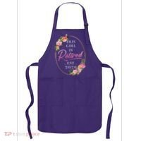 Floral This Girl Is Retired EST 2026  Apron thumb 0