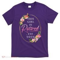 Floral This Girl Is Retired EST 2026  T-Shirt thumb 0