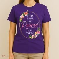 Floral This Girl Is Retired EST 2026  T-Shirt thumb 4