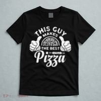 Funny This Guy Makes The Best Pizza Pizzaholics T-Shirt thumb 5