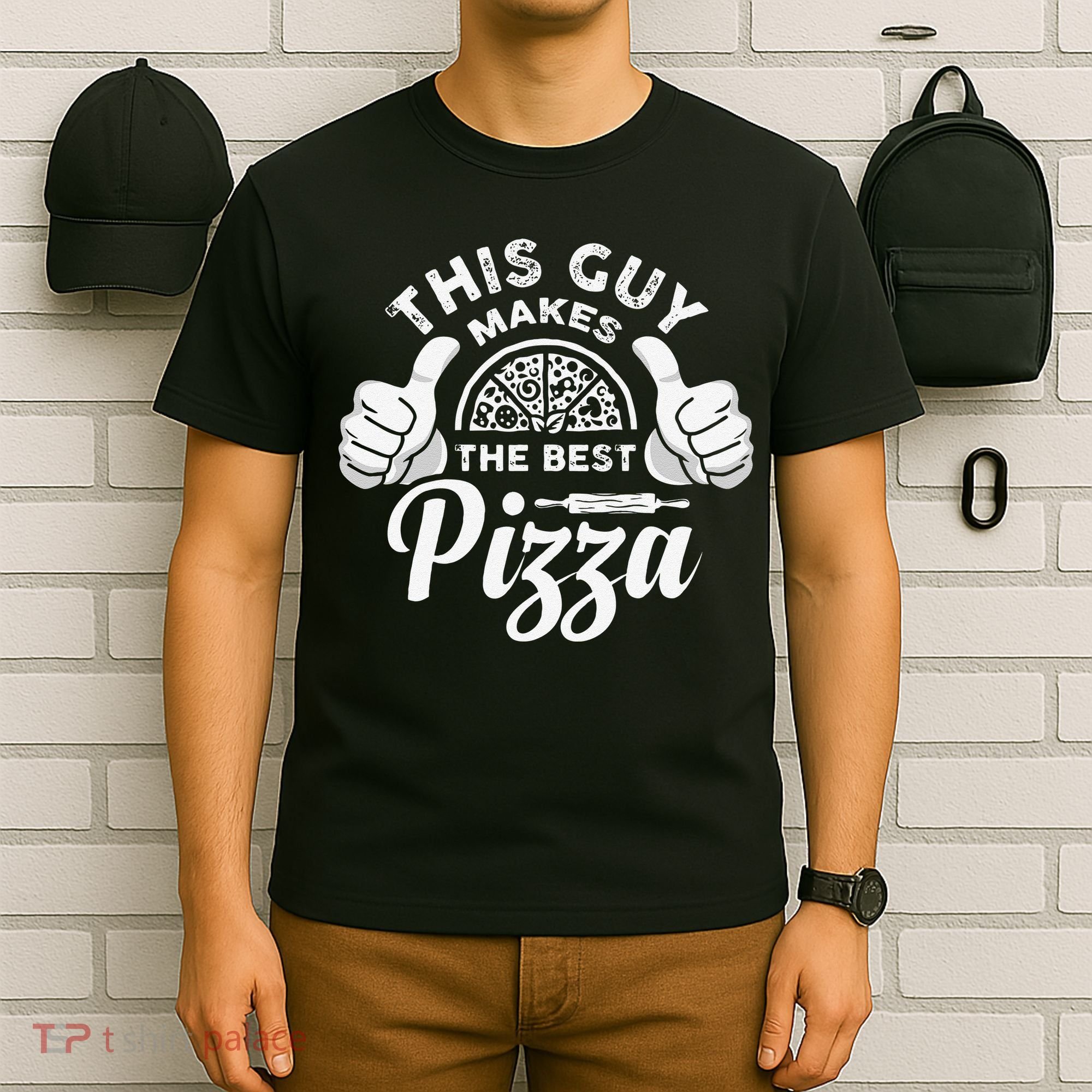 Funny This Guy Makes The Best Pizza Pizzaholics T-Shirt