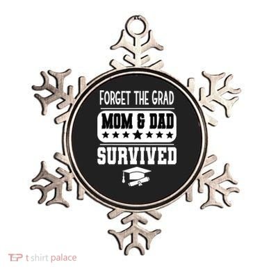 Forget The Grad Mom And Dad Survived Graduation Family Ornament