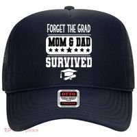 Forget The Grad Mom And Dad Survived Graduation Family Hat thumb 0