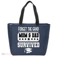 Forget The Grad Mom And Dad Survived Graduation Family Tote Bag thumb 0