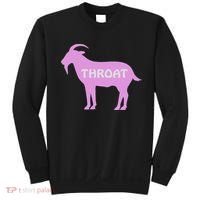 Funny Throat Goat Adult Humor Costume Sweatshirt thumb 0