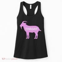Funny Throat Goat Adult Humor Costume Women's Tank Top thumb 0