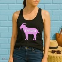 Funny Throat Goat Adult Humor Costume Women's Tank Top thumb 2