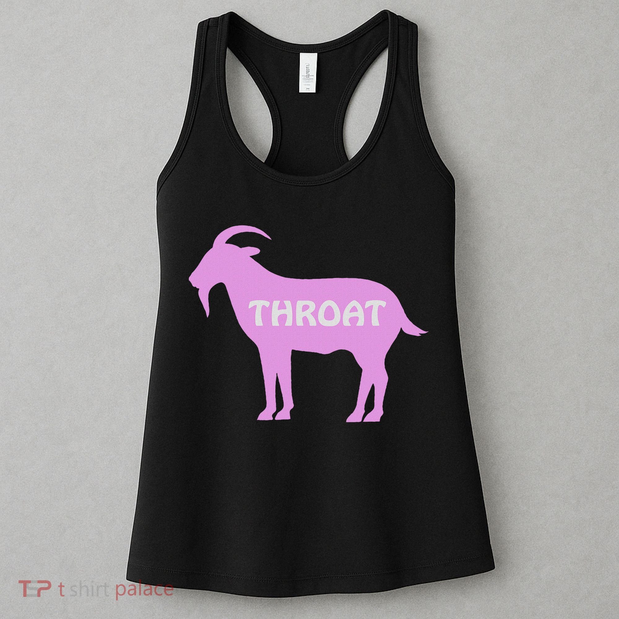 Funny Throat Goat Adult Humor Costume Women's Tank Top