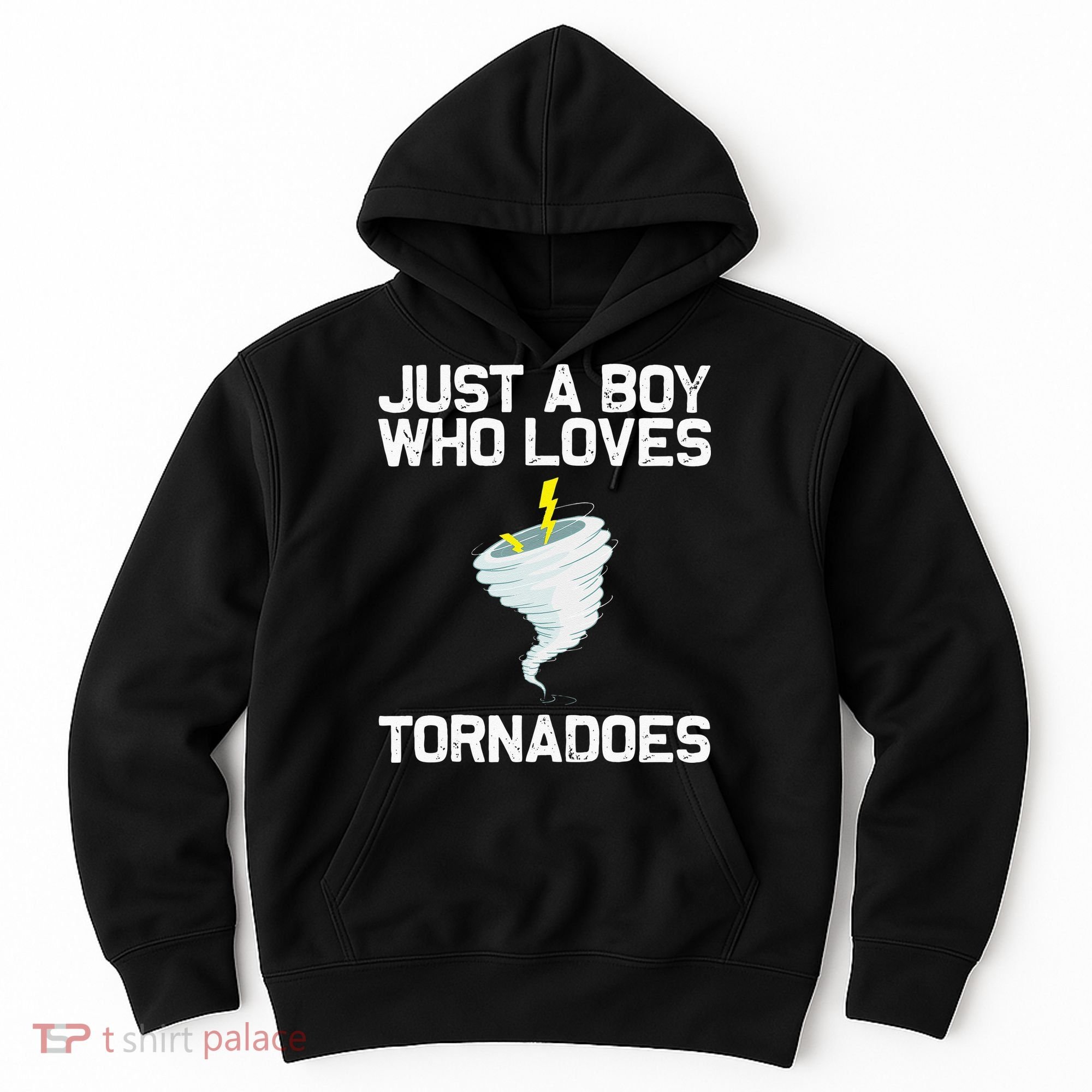 Funny Tornado Gift For Kids Hurricane Weather Chaser Hoodie