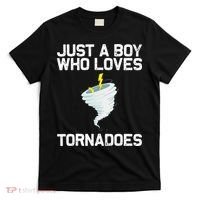 Funny Tornado Gift For Kids Hurricane Weather Chaser T-Shirt thumb 0