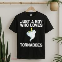 Funny Tornado Gift For Kids Hurricane Weather Chaser T-Shirt thumb 2