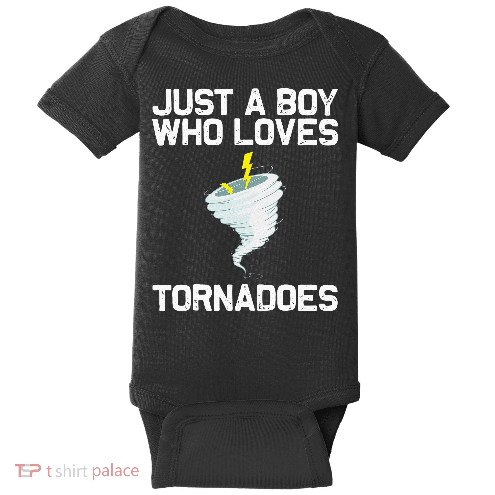 Funny Tornado Gift For Kids Hurricane Weather Chaser Baby Bodysuit