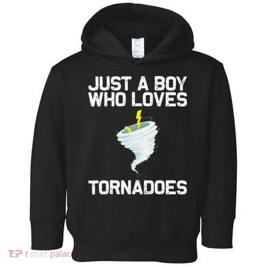 Funny Tornado Gift For Kids Hurricane Weather Chaser Toddler Hoodie