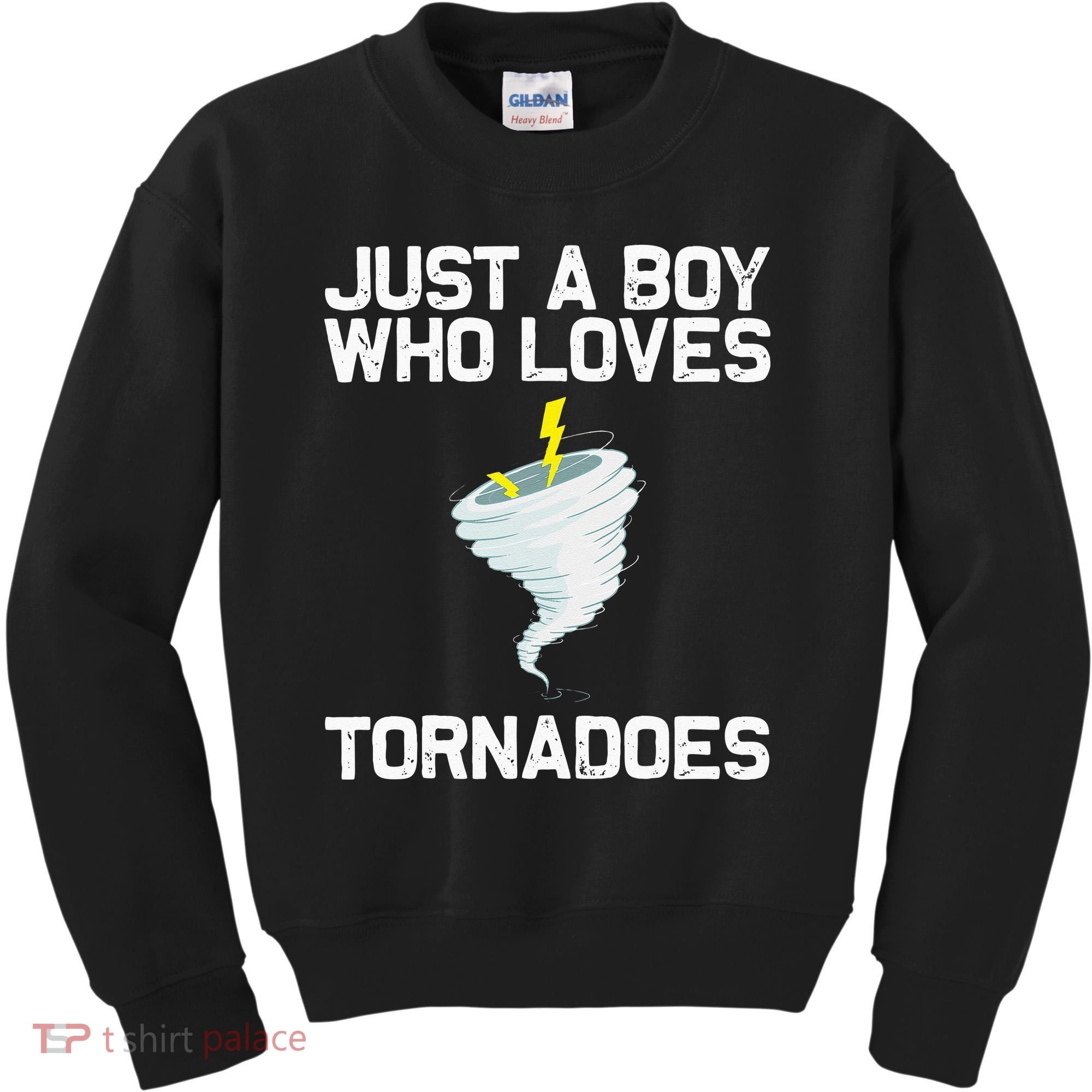 Funny Tornado Gift For Kids Hurricane Weather Chaser Kids Sweatshirt